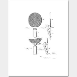 Table Tennis Vintage Patent Drawing Posters and Art